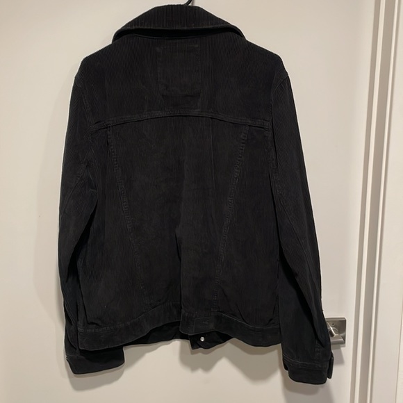 Men’s Hollister Corduroy Shirt Jacket Black Size XL (Extra Large)/Large - Picture 2 of 3